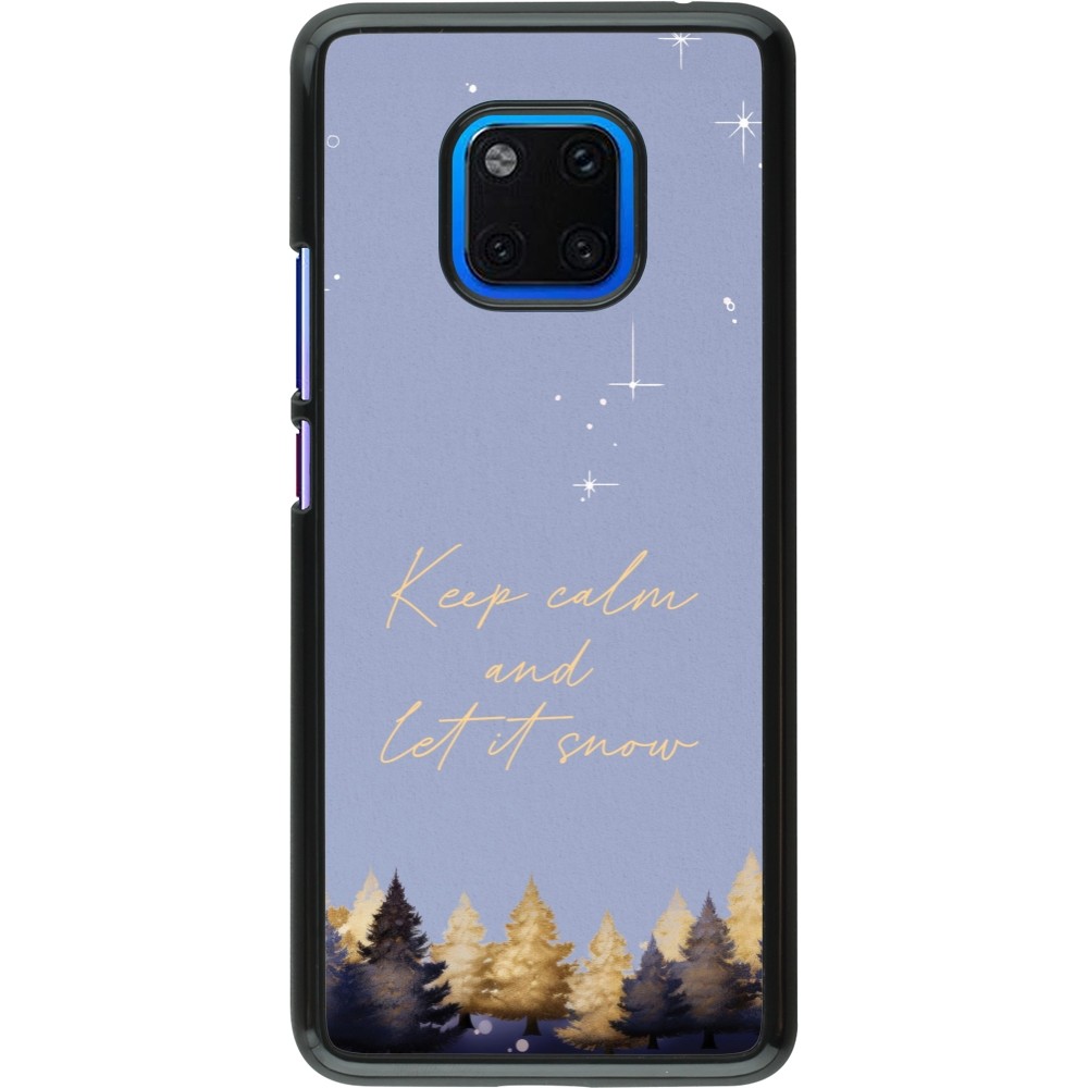 Huawei Mate 20 Pro Case Hülle - Winter 25 Winter illustration of trees