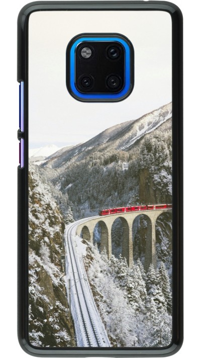 Huawei Mate 20 Pro Case Hülle - Winter 25 Winter polar express