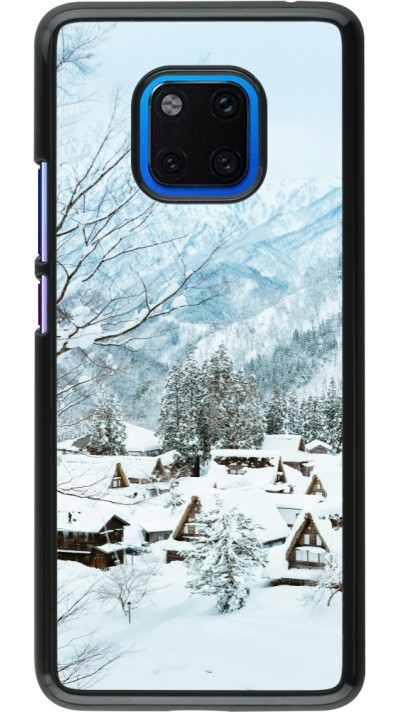 Huawei Mate 20 Pro Case Hülle - Winter 25 Winter snowy landscape