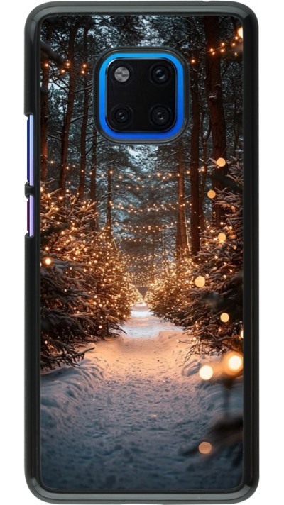 Huawei Mate 20 Pro Case Hülle - Winter 25 Winter snowy road