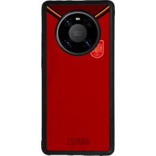Huawei Mate 40 Pro Case Hülle - Silikon schwarz Spanien 2022 personalisierbares Fußballtrikot
