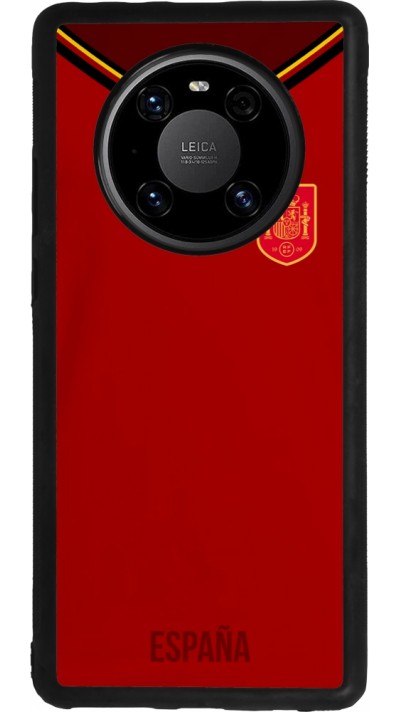 Huawei Mate 40 Pro Case Hülle - Silikon schwarz Spanien 2022 personalisierbares Fußballtrikot