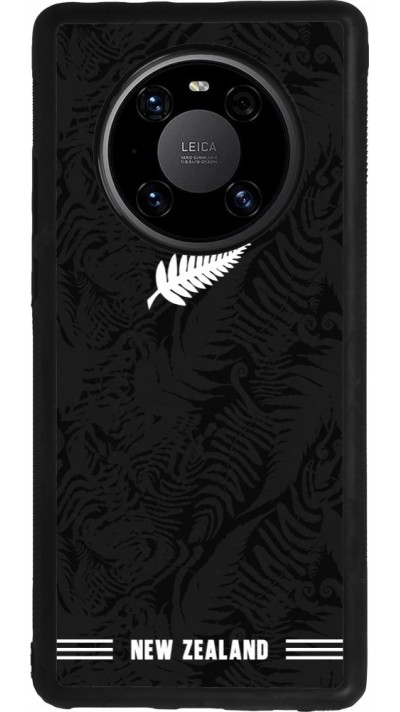 Coque Huawei Mate 40 Pro - Silicone rigide noir Maillot de football Nouvelle-Zélande 2026 personnalisable