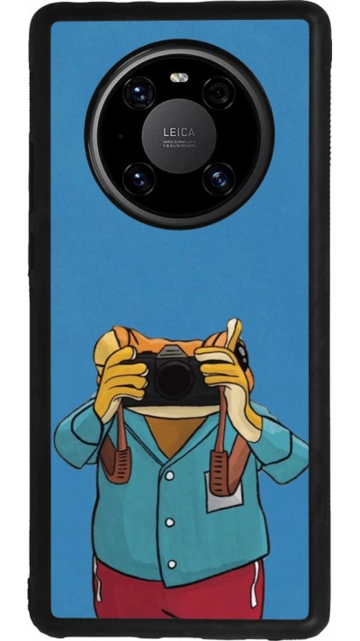 Coque Huawei Mate 40 Pro - Silicone rigide noir Frog with camera DTMF
