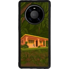 Huawei Mate 40 Pro Case Hülle - Silikon schwarz Benitos house DTMF