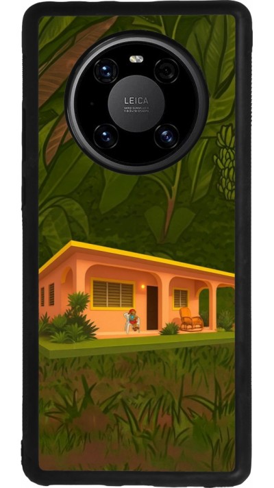 Coque Huawei Mate 40 Pro - Silicone rigide noir Benitos house DTMF