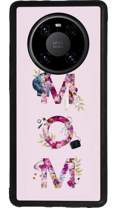 Huawei Mate 40 Pro Case Hülle - Silikon schwarz Mom 2024 girly mom