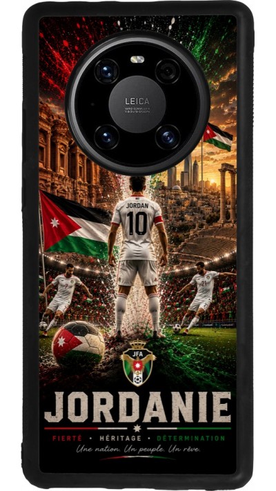 Coque Huawei Mate 40 Pro - Silicone rigide noir Football Jordanie splash 2026