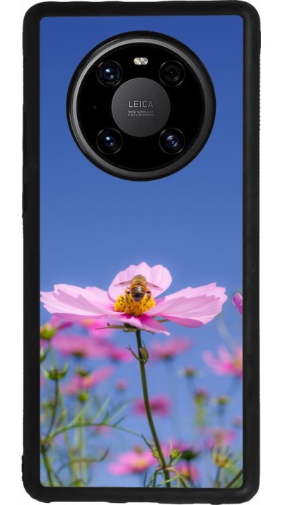 Coque Huawei Mate 40 Pro - Silicone rigide noir Bee on a flower Spring 2026