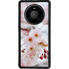 Huawei Mate 40 Pro Case Hülle - Silikon schwarz Cherry tree Spring 2026