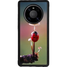 Huawei Mate 40 Pro Case Hülle - Silikon schwarz Ladybird on a mushroom Spring 2026