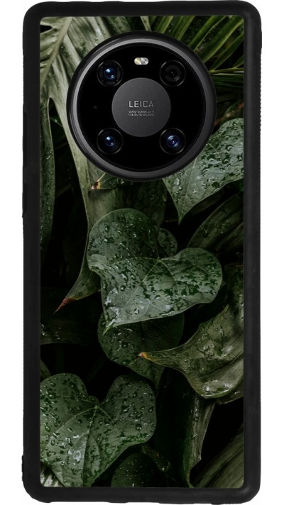Huawei Mate 40 Pro Case Hülle - Silikon schwarz Spring 23 fresh plants