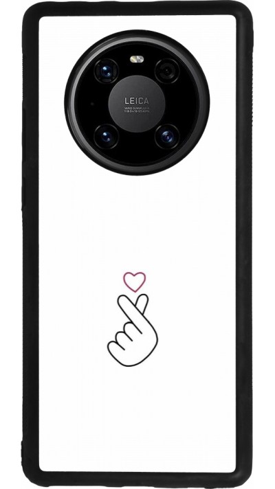 Coque Huawei Mate 40 Pro - Silicone rigide noir Valentine 2024 heat by Millennials