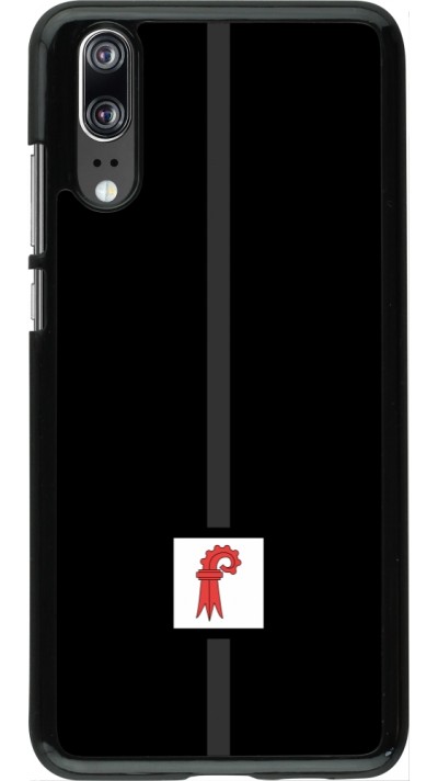 Huawei P20 Case Hülle - Kanton BL schwarz