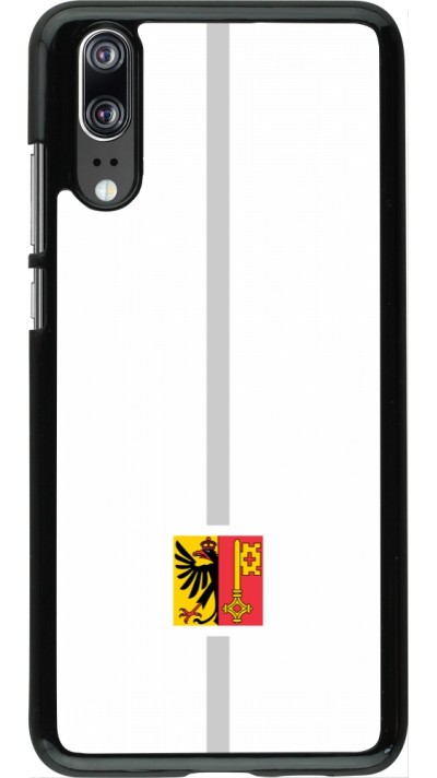 Huawei P20 Case Hülle - Kanton GE weiss