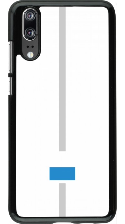 Huawei P20 Case Hülle - Kanton LU weiss