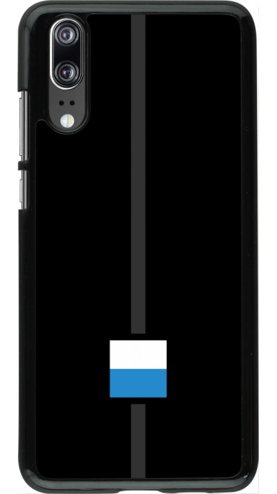 Huawei P20 Case Hülle - Kanton LU schwarz