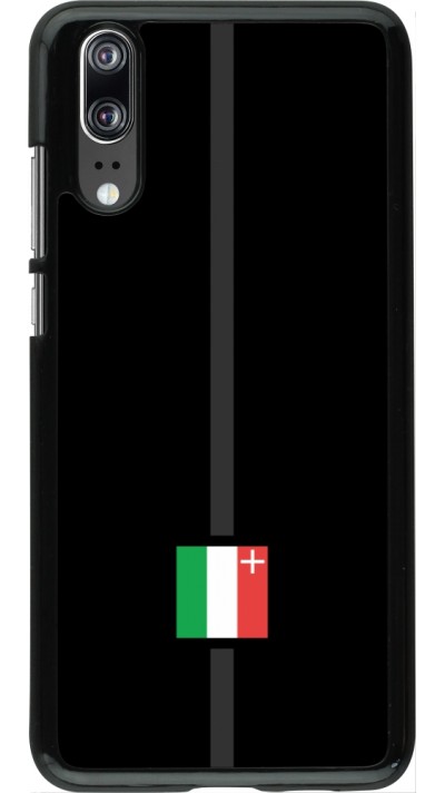 Huawei P20 Case Hülle - Kanton NE schwarz