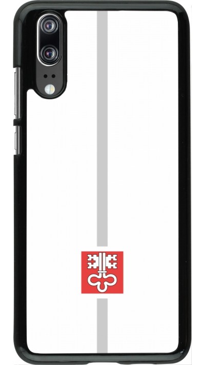 Huawei P20 Case Hülle - Kanton NW weiss