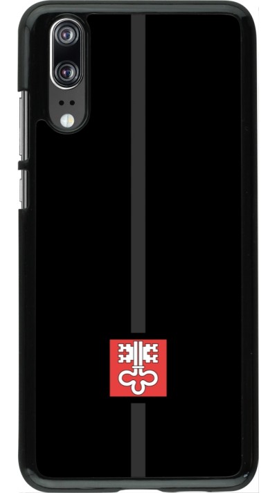 Huawei P20 Case Hülle - Kanton NW schwarz