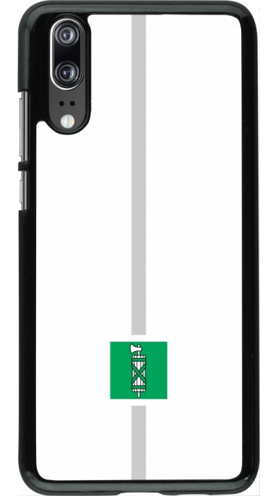 Huawei P20 Case Hülle - Kanton SG weiss