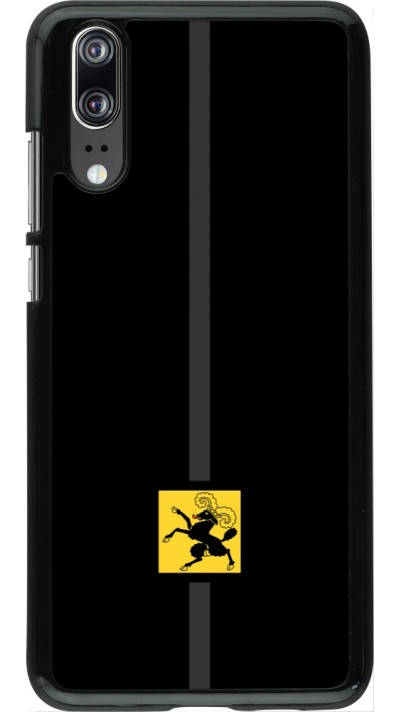 Huawei P20 Case Hülle - Kanton SH schwarz