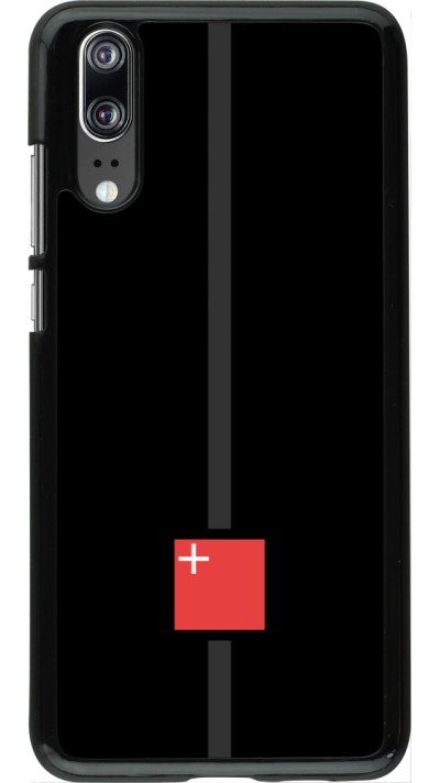 Huawei P20 Case Hülle - Kanton SZ schwarz