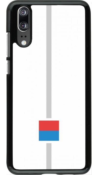 Huawei P20 Case Hülle - Kanton TI weiss
