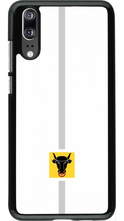 Huawei P20 Case Hülle - Kanton UR weiss