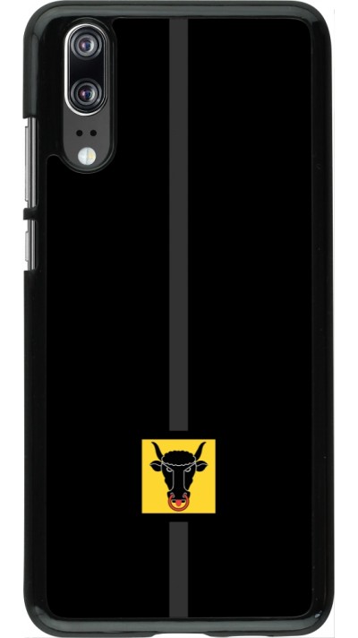 Huawei P20 Case Hülle - Kanton UR schwarz