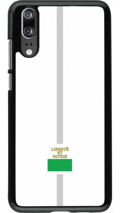 Huawei P20 Case Hülle - Kanton VD weiss