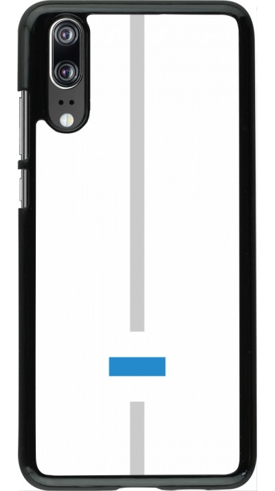 Huawei P20 Case Hülle - Kanton ZG weiss