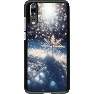 Huawei P20 Case Hülle - Schneeflocke Solar Glanz