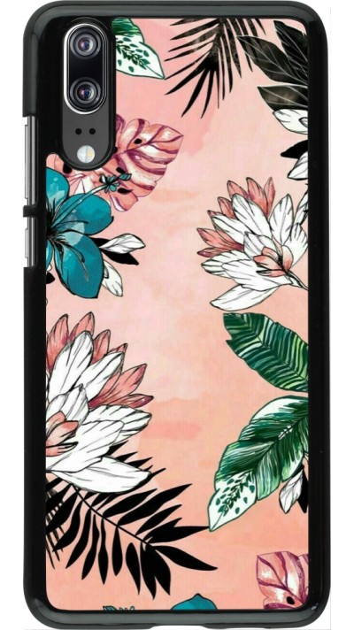 Huawei P20 Case Hülle - Flowers Artprint