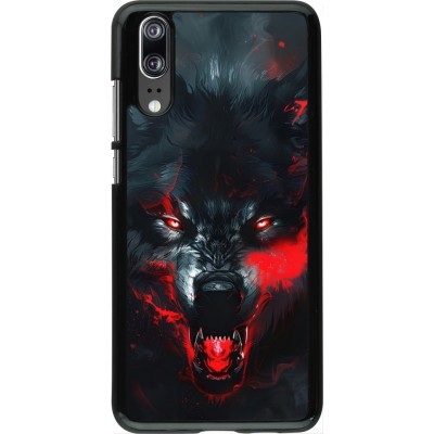 Huawei P20 Case Hülle - Halloween 2024 mad werewolf