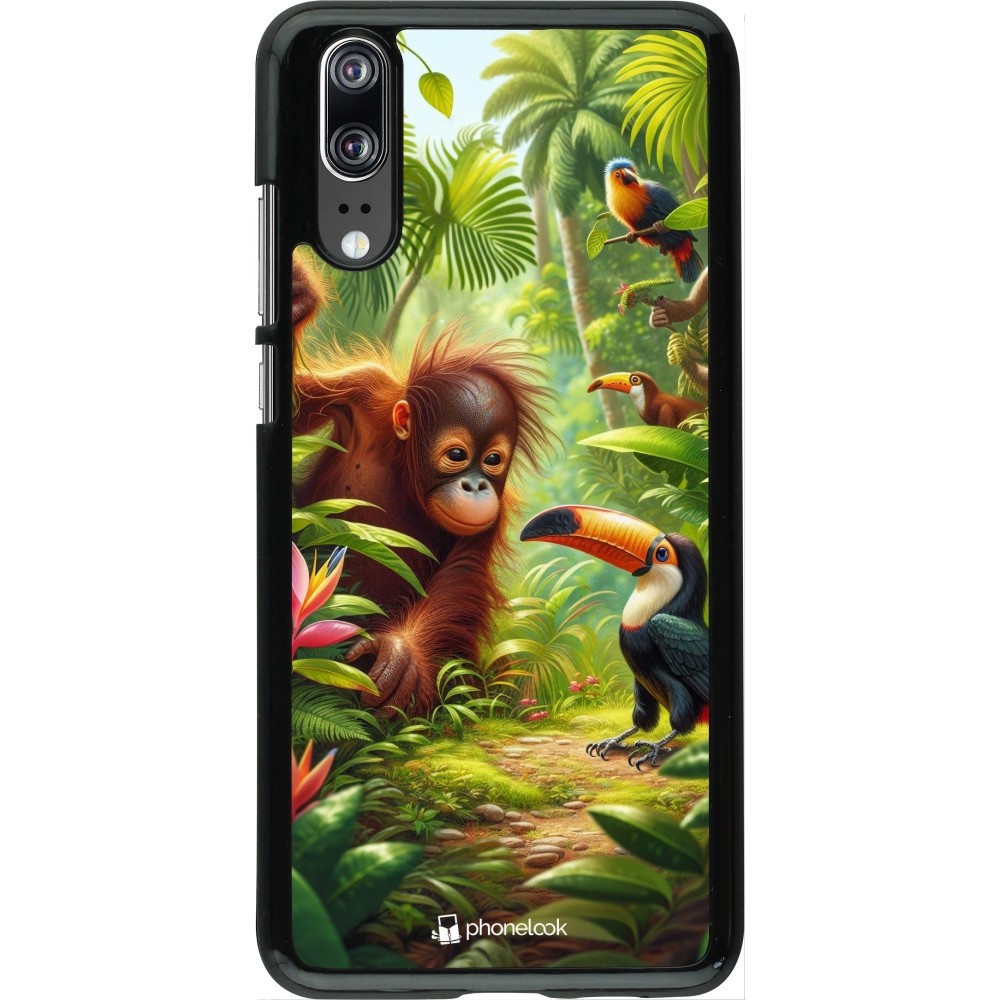 Huawei P20 Case Hülle - Tropischer Dschungel Tayrona
