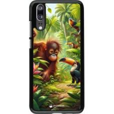 Huawei P20 Case Hülle - Tropischer Dschungel Tayrona