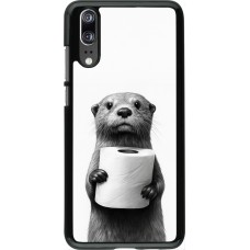 Huawei P20 Case Hülle - Otter Toilettenpapier