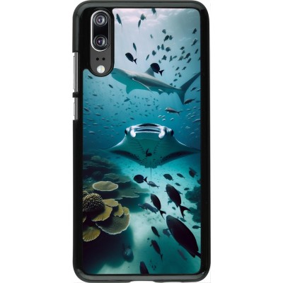 Huawei P20 Case Hülle - Manta Lagune Reinigung
