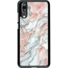 Huawei P20 Case Hülle - Rosa Leuchtender Marmor