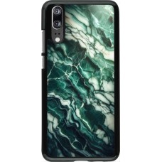 Huawei P20 Case Hülle - Majestätischer grüner Marmor