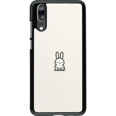 Huawei P20 Case Hülle - Minimal Häschen Süße