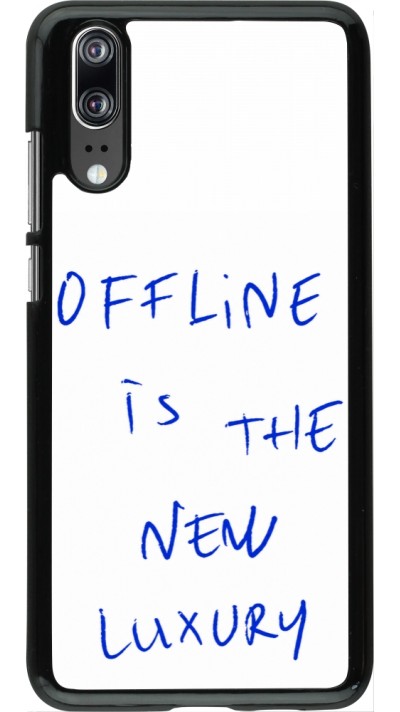 Huawei P20 Case Hülle - Offline is the new luxury