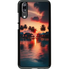 Huawei P20 Case Hülle - Paradies Malediven