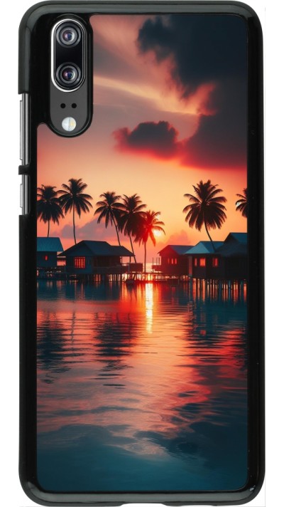 Huawei P20 Case Hülle - Paradies Malediven