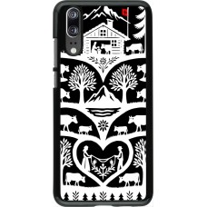 Huawei P20 Case Hülle - Poya Schweiz 2 schwarz