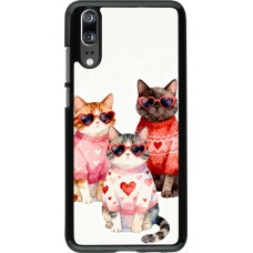 Huawei P20 Case Hülle - Saint Valentines Day 26 Cat Love