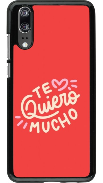 Huawei P20 Case Hülle - Saint Valentines Day 26 Te quiero mucho