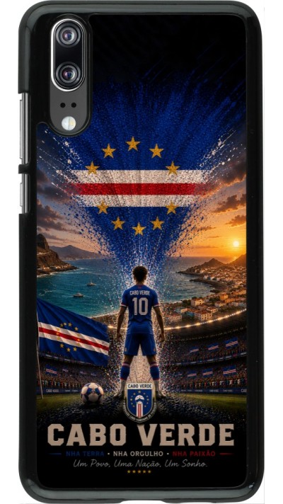 Coque Huawei P20 - Football Cap-Vert splash 2026