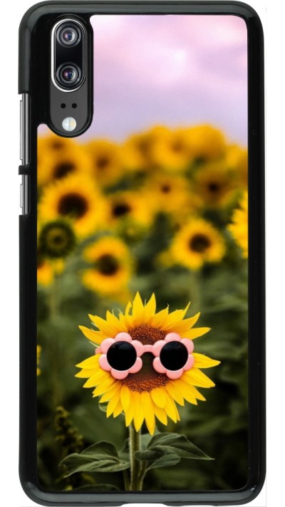 Coque Huawei P20 - Sunflower with glasses Spring 2026